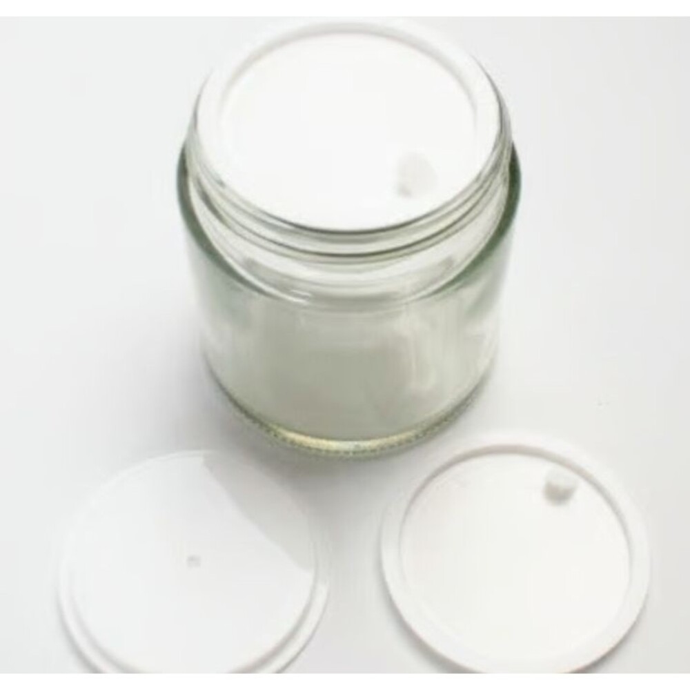 100 White 2" Cosmetic Jar Liners Plastic Seal Moisture Oxygen Barrier Packaging